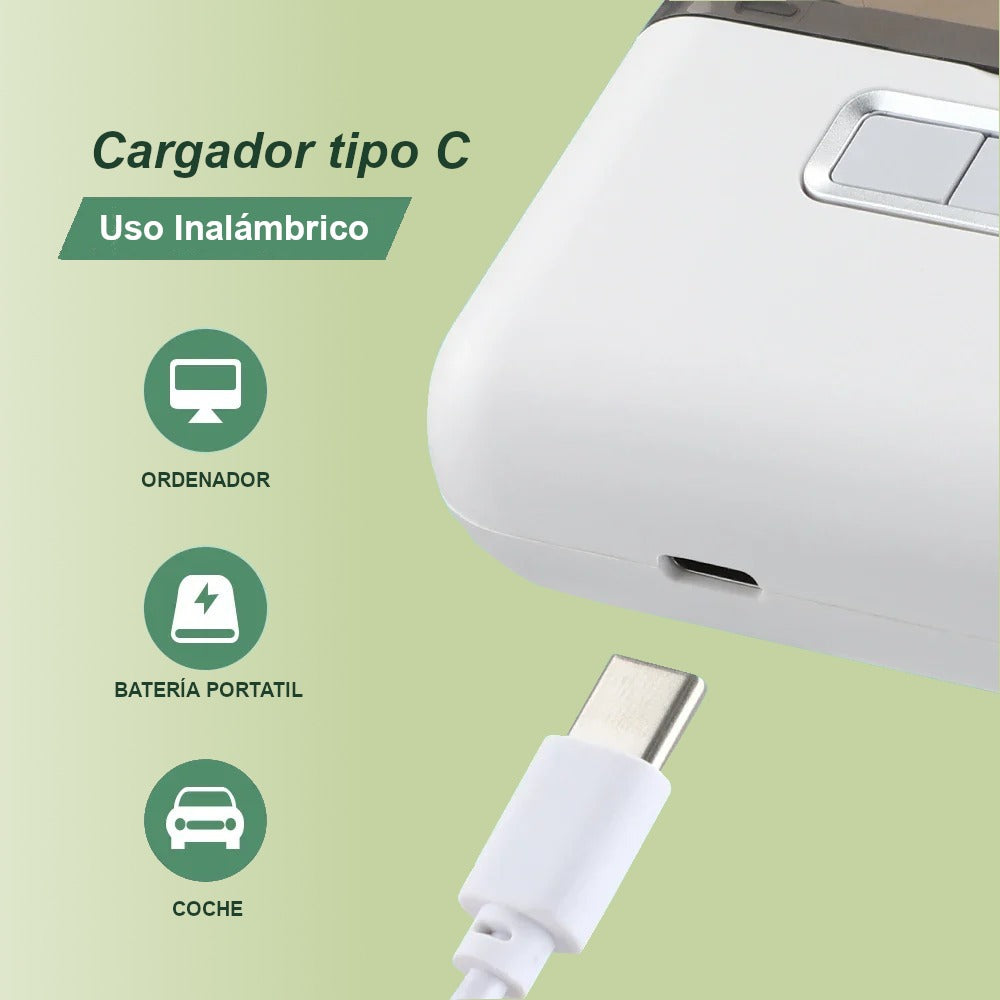 Corta uñas eléctrico recargable